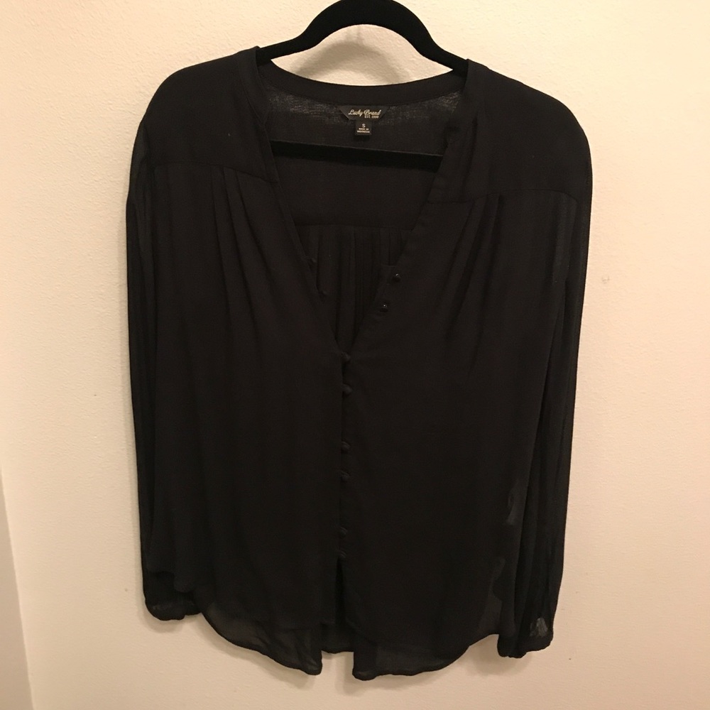 Loose Black Blouse